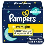 Pampers Swaddlers Overnight Diapers Size 5, 88 Count (Select for More Options)