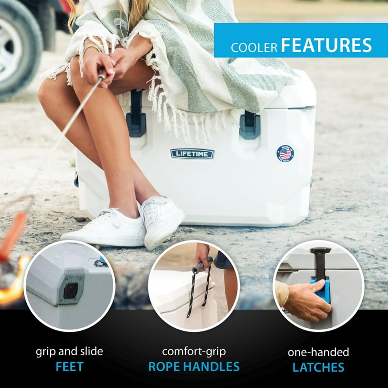 Lifetime 65 Quart High Performance Ice Chest Cooler with 8-Day Ice