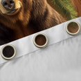 thumbnail image 4 of Homewish Wild Animal Bear Black Out Curtains,Country Pine Cone Curtains Pack of 2 (42x63 Each),Rustic Farmhouse Cabin Bedroom Curtains For Kids,Luxury Bedroom Decor, 4 of 6