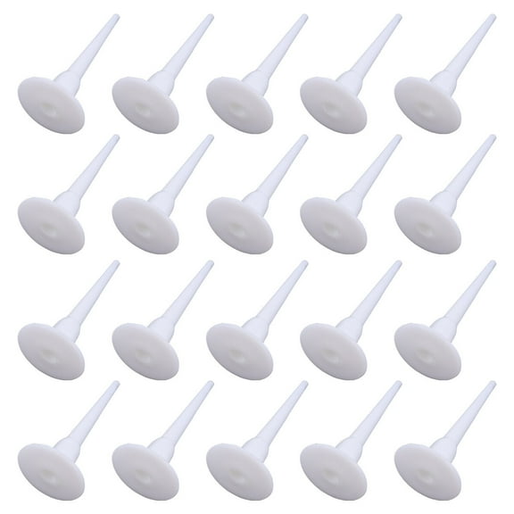 STRANDCHIC White Plastic DIY Cake Decorating Flower Nails Set 70Pack