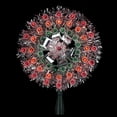 thumbnail image 4 of Northlight 8" Pre-Lit Silver Starburst Christmas Tree Topper - Multicolor Lights, 4 of 6