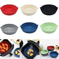 thumbnail image 4 of Air Fryer Silicone Pot Baking Basket Oven Non Stick Reusable.Liners.Microwavable, 4 of 4
