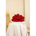 thumbnail image 4 of 10 Pack Roses Artificial Flowers Silk Fake Rose Flowers with Stem for Floral Arrangement Party Valentine's Day Home Decor-Red, 4 of 6