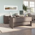 thumbnail image 3 of Bureau en U 65L Ridgeley de Bestar, érable gris moyen, 3 of 4