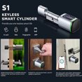 thumbnail image 4 of Cerradura De La Puerta Cerradura De Puerta Tuya Cerradura De Puerta Con Huella Dactilar Compatible Con Bluetooth Para Puerta Gruesa De 4-6,0 Cm, 4 of 5