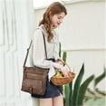 thumbnail image 2 of PIKADINGNIS Shoulder Bag for Women Hobo Crossbody Purse Leather Tote Handbag Roomy Messenger Satchel for Work Daily Travel, 2 of 6