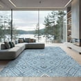 thumbnail image 2 of ODIKA 8'x10' Ultra-Soft Area Rug, Farmhouse Lattice Southwestern Throw Checkered Boho Geometric Playful Expressive None Washable, Bare feet friendly, Silk-Touch for Bedroom, Under Sectional, 2 of 7