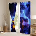 thumbnail image 3 of Feelyou Extreme Racing Car Black Out Curtains, Modern Speed Sports Curtains Pack of 2 (42x63 Each), Teens Boys Girls Kids Bedroom Curtains, Blackout Curtains Home Decor, 3 of 6