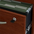 thumbnail image 4 of Pemberly Row 60W L Shaped Desk with Drawers in Mahogany - Engineered Wood, 4 of 7