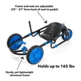 thumbnail image 4 of YBIKE Explorer Pedal Car for Kids - Pedal Go Kart - 150 lb Weight Limit (Blue), 4 of 5