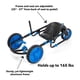 thumbnail image 4 of YBIKE Explorer Pedal Car for Kids - Pedal Go Kart - 150 lb Weight Limit (Blue), 4 of 5