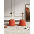 thumbnail image 2 of Manhattan Comfort Anderson End Table 1.0 with Steel Frame in Orange - Set of 2, 2 of 9