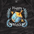 thumbnail image 4 of Inktastic Happy Hanukkah Dreidel and Laurels Boys or Girls Baby Bodysuit, 4 of 5