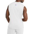 thumbnail image 4 of Champion Mens Classic Jersey Muscle Tee, 2XL, Script White, 4 of 5