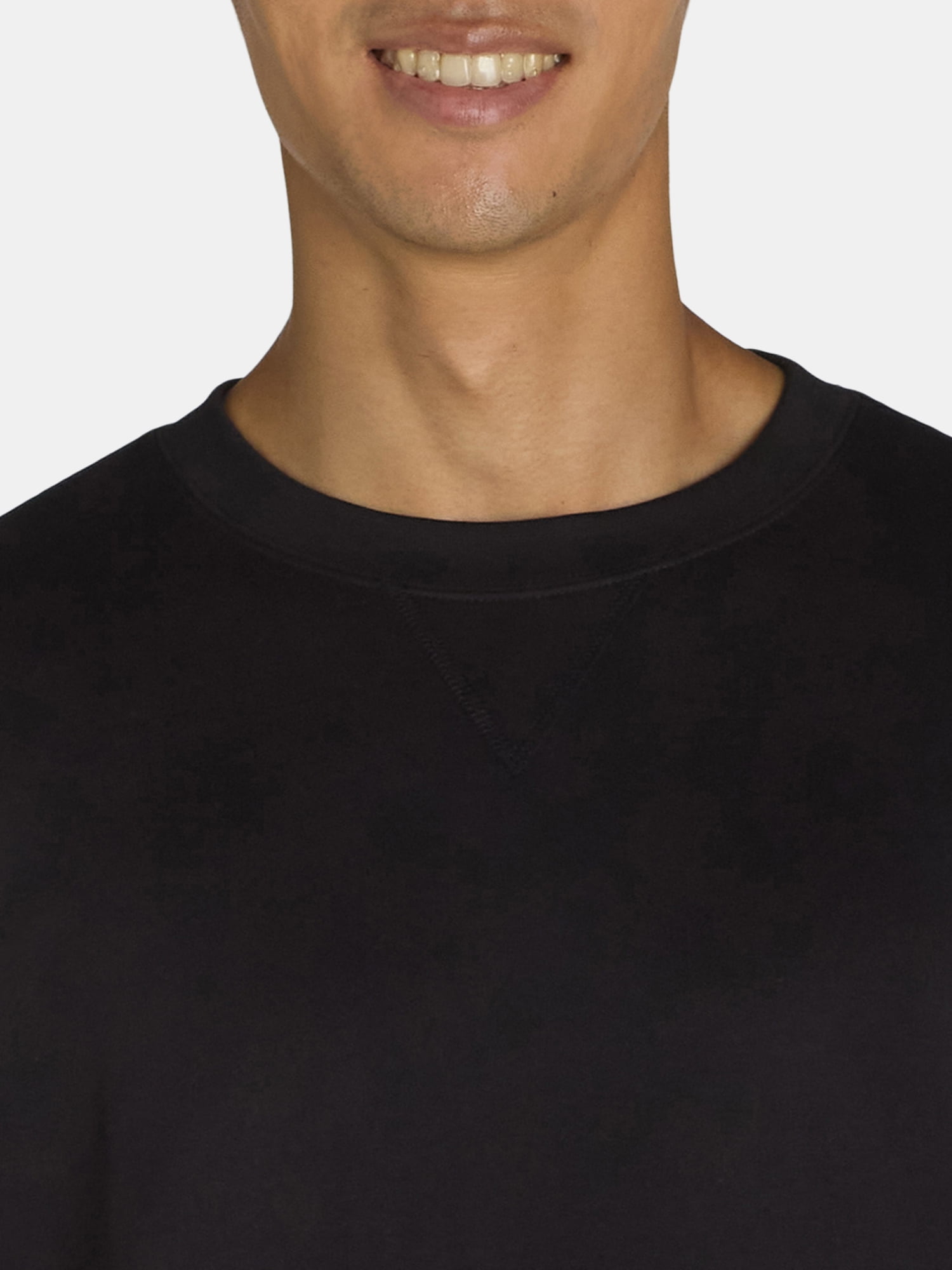 Athletic Works Men's & Big Men's Fleece Crewneck Sweatshirt, Sizes XS-3XL
