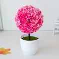 thumbnail image 6 of Visland Artificial Plants Bonsai Small Tree Simulation Potted Plants Fake Flower Table Potted Ornaments Home Decoration Hotel Garden Decor, 6 of 8