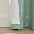 thumbnail image 3 of Better Homes & Gardens Striated Luxe Blackout Curtain, 1 Indoor Drape Panel for Bedroom, Pole Top / Back Tab, Green River, 50"W x 108"L, Indoor Curtain Floor Length, 3 of 6