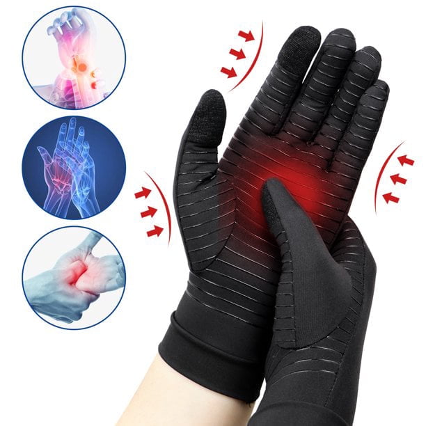 Copper Compression Gloves,Arthritis Gloves for Women,Hand Brace for ...