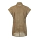 thumbnail image 4 of Blusa de algodón para mujer, cuello alto, abotonado lateral, manga corta, tallas grandes, moda in Romacci Blusa de mujer, 4 of 7
