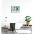 thumbnail image 2 of Flowers Wall Art Blue White Blossom Canvas Wall Pictures Vintage Floral in Vase Painting Grey Window Background Artwork Prints for Living Room Bathroom Bedroom Decor Ready to Hang 12" X 16", 2 of 6