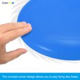 thumbnail image 4 of Unique Bargains Flying Disc 10.8 Inch 175 Gram, Sport Disk Training Disk for Backyard Lawn Beach, Fluorescent Green Blue, 2 Pack, 4 of 6