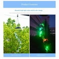 thumbnail image 4 of Hummingbird Outdoor Solar Lights, Solar Wind Chime Lights, Hanging Gifts for Mom and Grandma Transparent, 4 of 10