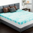 thumbnail image 2 of Sweet Furniture S -  Mattress Topper Full Gel Memory Foam Mattress Topper, 2 of 24