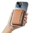 thumbnail image 6 of Detachable Wallet Card Case For iPhone 15 Wallet Case Credit Card Holder, Premium Leather Kickstand Flip Hidden Magnetic Clasp Durable Shockproof Protective For iPhone 15, Khaki, 6 of 11