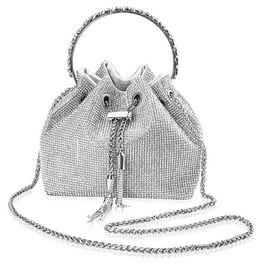 Silver clutch purse walmart deals