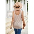 thumbnail image 4 of Richie House Women's Summer Casual Sexy Sleeveless Shirt Tee Loose Top ARH2036-A-XS, 4 of 4