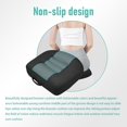thumbnail image 4 of SunshineFace Car Booster Seat Cushion Heightening Height Boost Mat, Breathable Mesh Portable Car Seat Pad Angle Lift Seat for Car, Office,Home (Black), 4 of 17