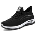 thumbnail image 2 of Domuza Womens Orthopedic Shoes Arch Support Slip on Non Slip Golf Shoes Wide Width Mesh Stretch Volleyball Shoes Comfort 2026 Orthopedic Shoes Black 8.5（EU-41）, 2 of 6