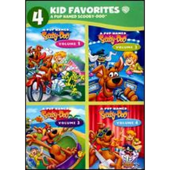 Pre-Owned 4 Kids Favorites: A Pup Named Scooby-Doo [4 Discs] (DVD 0883929232291)