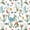 White Wildflower, variant on Gift Wrapping Paper Roll 58" x 23", Printed Gift Wrap, Easy Cut & Fold, Durable Paper for Birthday, Holiday, Party and DIY Crafts,1 Roll