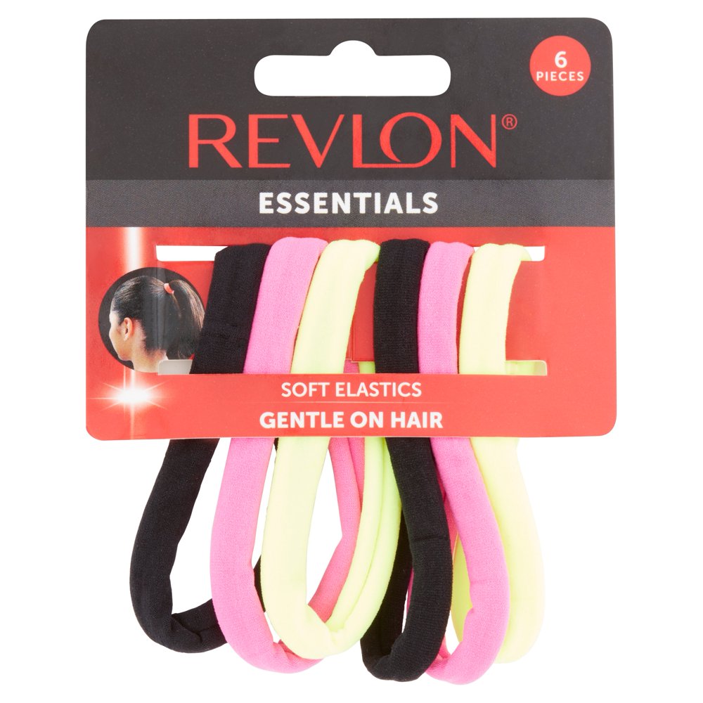 Revlon Essentials Soft Elastics, 6 count