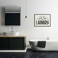 thumbnail image 2 of Stupell Industries Death Taxes and Laundry Funny Phrase Playful Typography Graphic Art Black Framed Art Print Wall Art, 24x30, by Loni Harris, 2 of 7