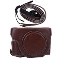 thumbnail image 3 of Camera Bag Cover, PU Leather Camera Cover, With Shoulder Strap For   Mark Coffee, 3 of 8