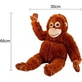 thumbnail image 3 of Punch Monkey Plush, 23.6'' Large Orangutan Soft Toy, Teddy Plushies Eco-Friendly Plush Material, Washable & Safe for Kids, Realistic Soft Cuddly Monkey Toy, 3 of 8
