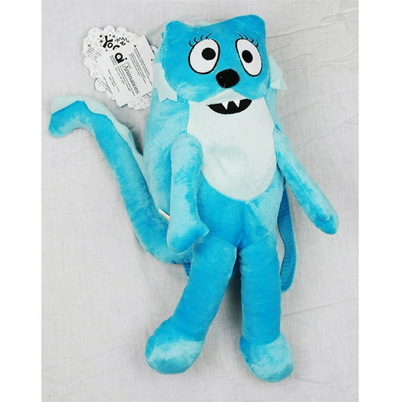 Plush Backpack - Yo Gabba Gabba - Toodee (Blue) New Soft Doll Toys yg6991