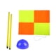 thumbnail image 4 of Postes de agilidad para fútbol, ​​esquina de fútbol, ​​campo de fútbol de bandera, campo de juego de bandera de esquina 2 postes con base azul., 4 of 9