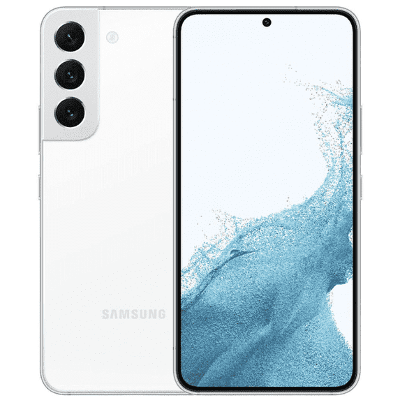 Pre-Owned Unlocked Samsung Galaxy S22 Cell Phone 128GB 8GB RAM Phantom, Dynamic AMOLED 2X display, Corning Gorilla Glass Victus, White
