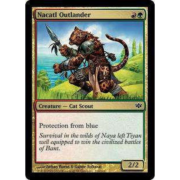 MtG Conflux Common Nacatl Outlander (Foil) #119