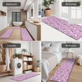 thumbnail image 5 of Pink Unicorn Rainbow Cloud Pattern Kitchen Rugs Sets Of 3,Kitchen Runner Rugs Non Skid Washable,Decorative Kitchen Floor Mats for Kitchen,Sink,Laundry,17"x30"+ 17"x47" + 17"x59", 5 of 6