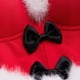 thumbnail image 5 of Camisola moldeadora de cintura con hebilla de lazo de color sólido navideño para mujer, top de poliéster, 5 of 5