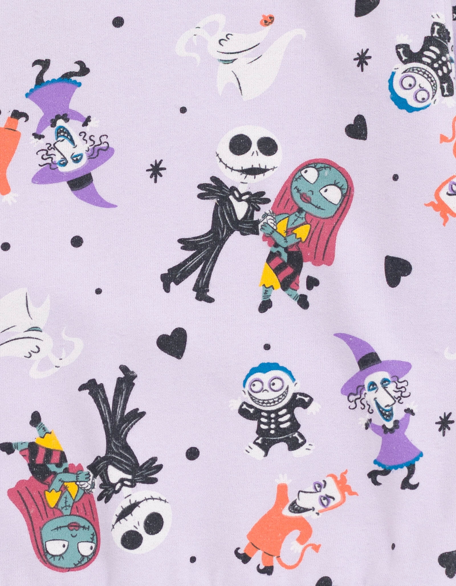 Disney Nightmare Before Christmas Jack Skellington Sally Zero Fleece Pullover Sweatshirt and Jogger Pants Outfit Set Toddler to Big Kid