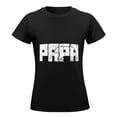 thumbnail image 5 of Papa Women’s Cotton Short Sleeve T-Shirt HD Graphic Print Casual Crew Neck Tee L, 5 of 7