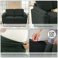 thumbnail image 3 of Pingliang Home 59" Loveseat Small Sofa Couch 2 Seater for Living Room Bedroom Apartment Studio Office,Double Seat Love Seat, 3 of 11
