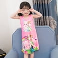 thumbnail image 1 of Chemises de Nuit de Princesse pour Petites Filles, Manches Courtes, Pyjama, Robe de Nuit, 1 of 2