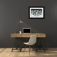 thumbnail image 3 of Ferguson, Kathy 18x13 Black Ornate Wood Framed with Double Matting Museum Art Print Titled - Loops III Dark, 3 of 4