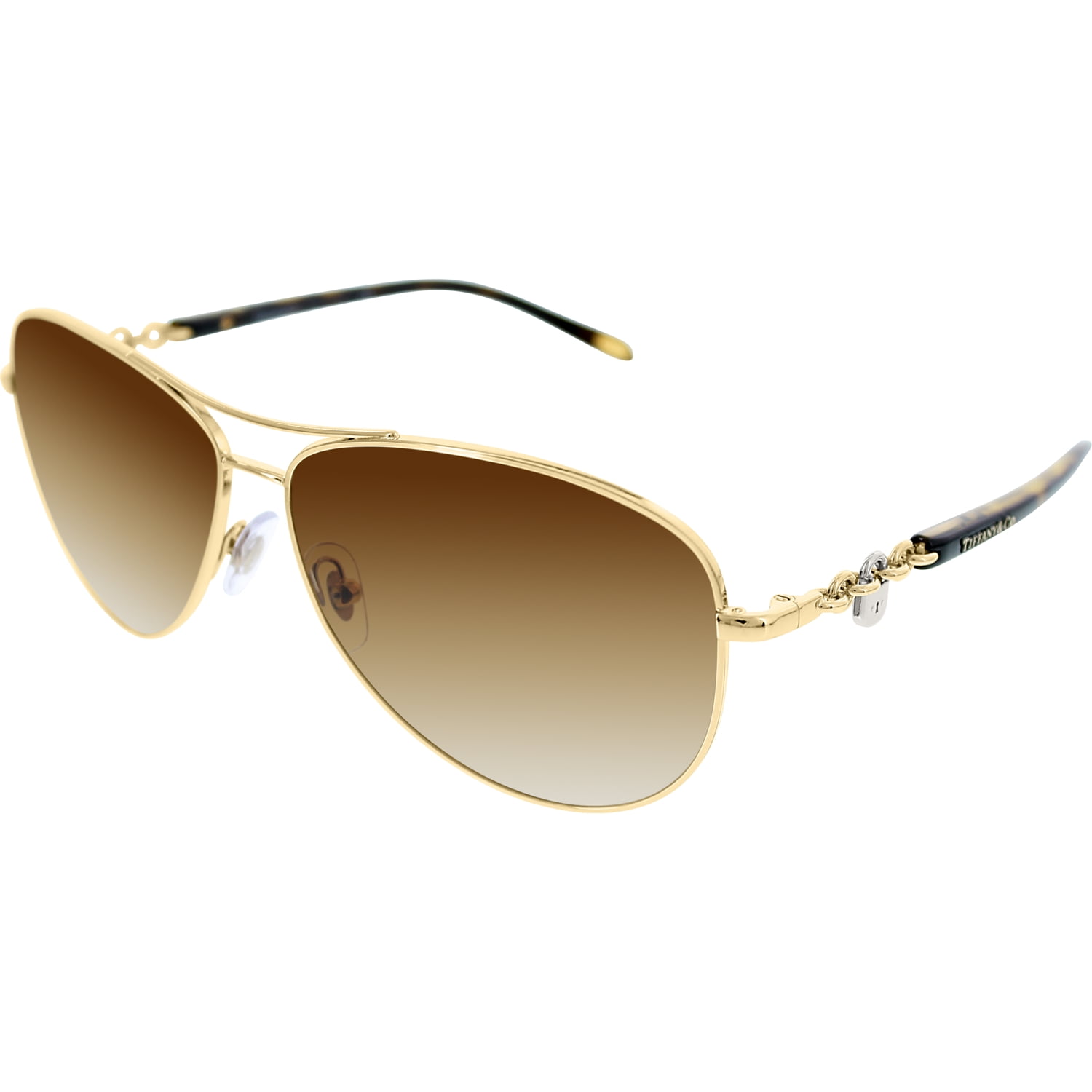 Women's TF303460023B60 Gold Aviator Sunglasses